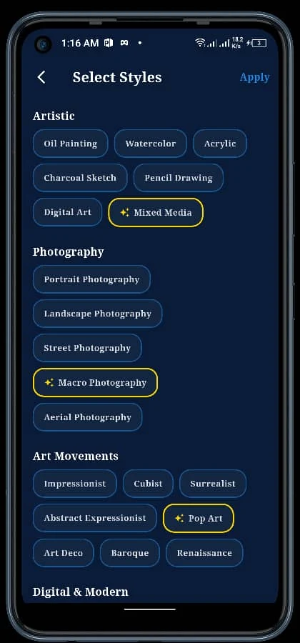 Imagly AI - AI Image Generator screenshot